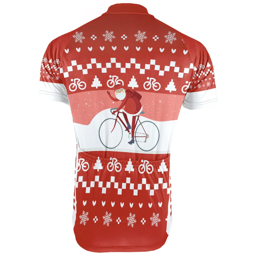 Customized Christmas Collection Men's Cycling Jersey Short Sleeve