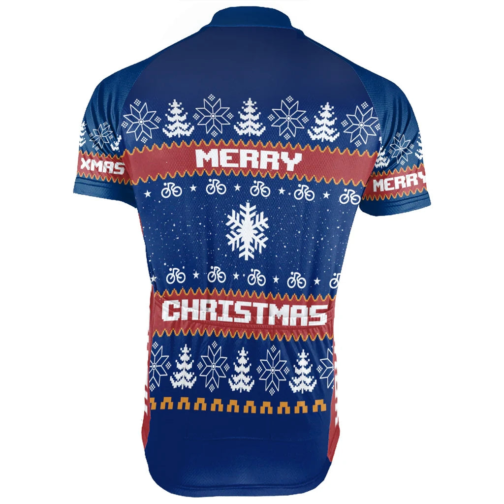 Customized Christmas Collection Men's Cycling Jersey Short Sleeve