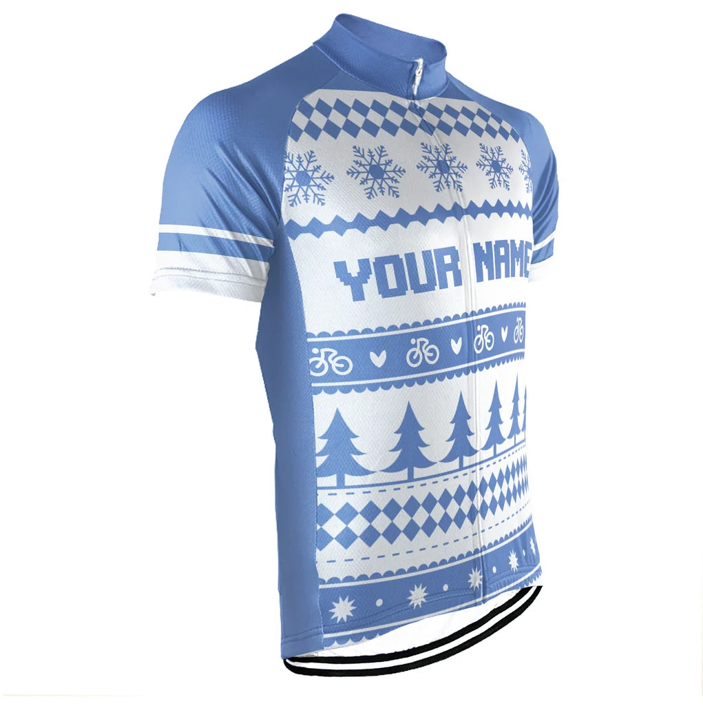 Customized Christmas Collection Men's Cycling Jersey Short Sleeve