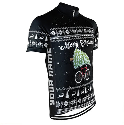 Customized Christmas Collection Men's Cycling Jersey Short Sleeve