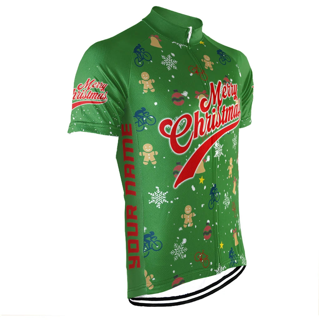Customized Christmas Collection Men's Cycling Jersey Short Sleeve