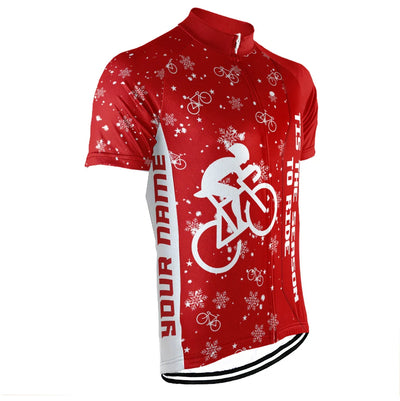 Customized Christmas Collection Men's Cycling Jersey Short Sleeve