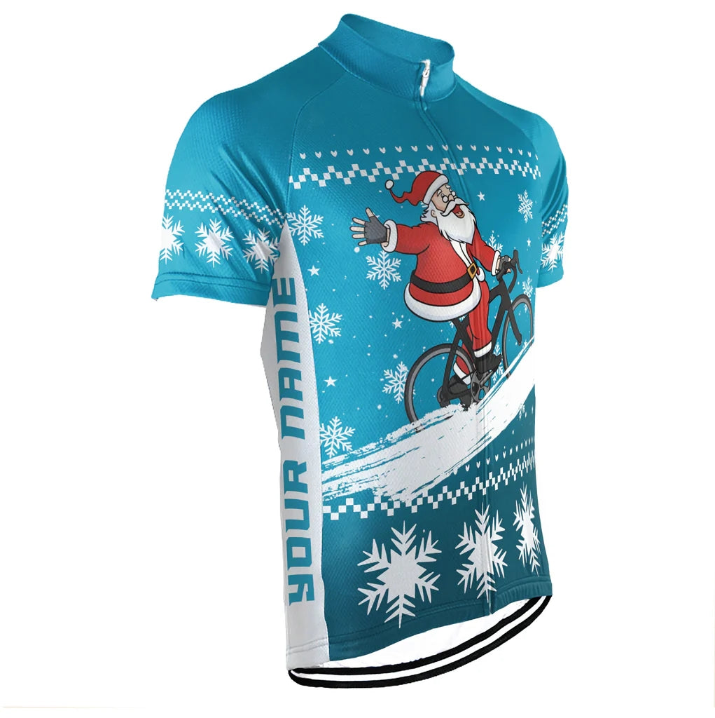 Customized Christmas Collection Men's Cycling Jersey Short Sleeve