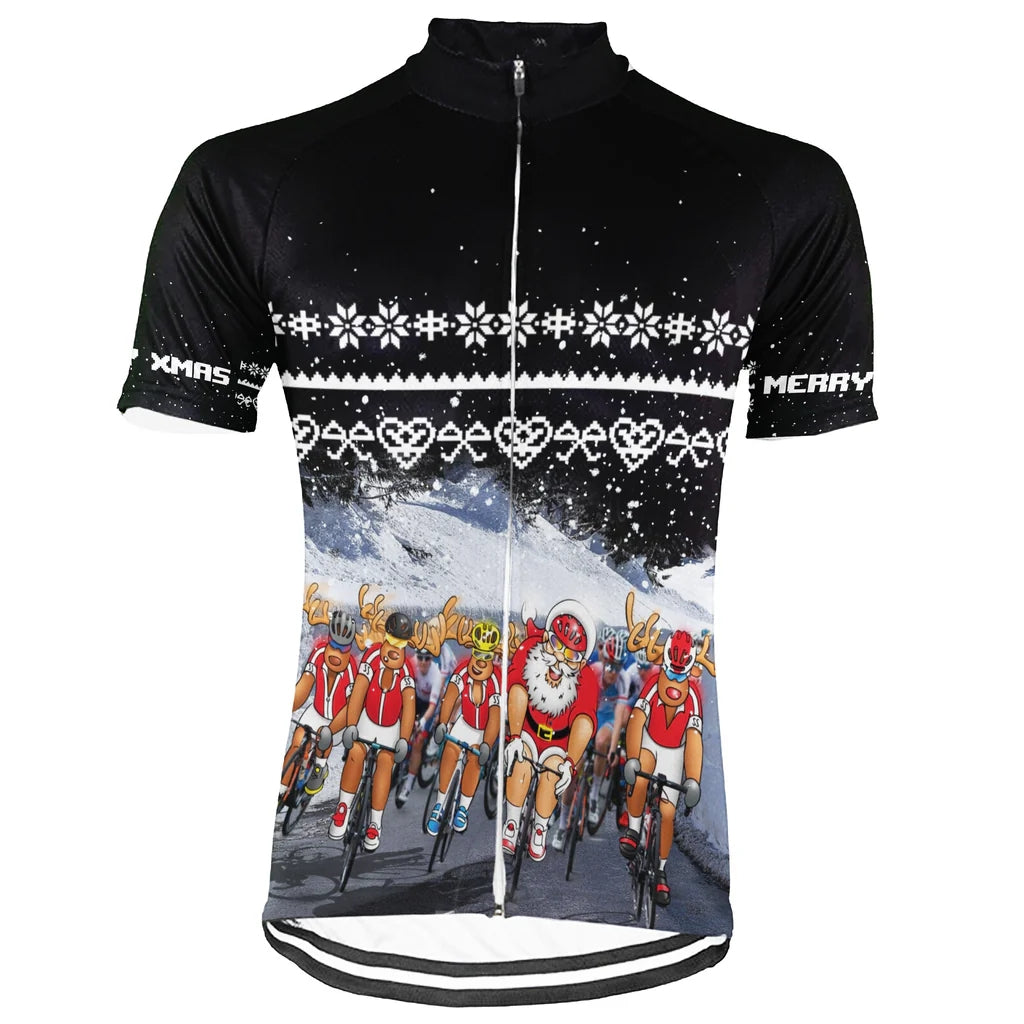 Customized Christmas Collection Men's Cycling Jersey Short Sleeve