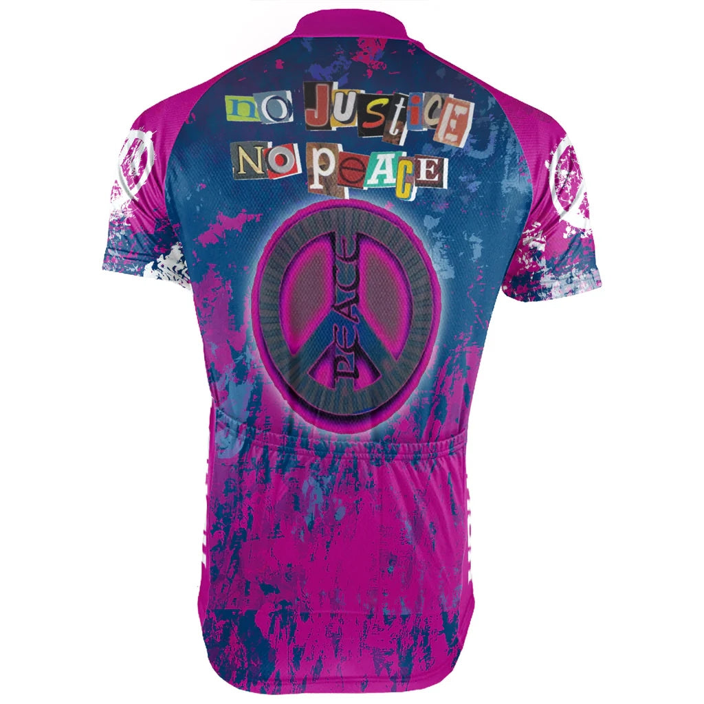 Customized PEACE Collection Men's Cycling Jersey Short Sleeve