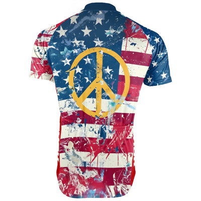 Customized PEACE Collection Men's Cycling Jersey Short Sleeve