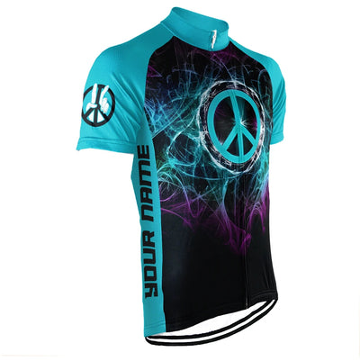 Customized PEACE Collection Men's Cycling Jersey Short Sleeve