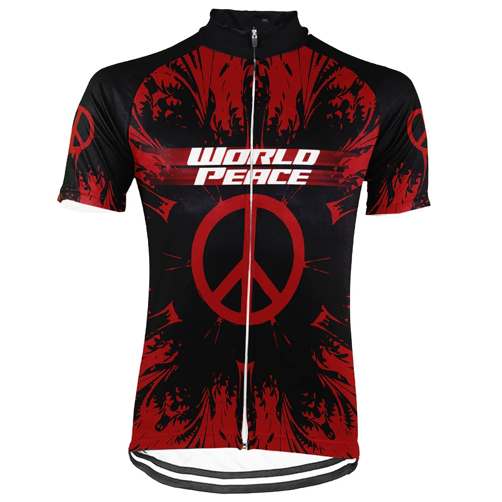 Customized PEACE Collection Men's Cycling Jersey Short Sleeve
