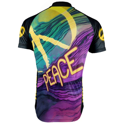 Customized PEACE Collection Men's Cycling Jersey Short Sleeve