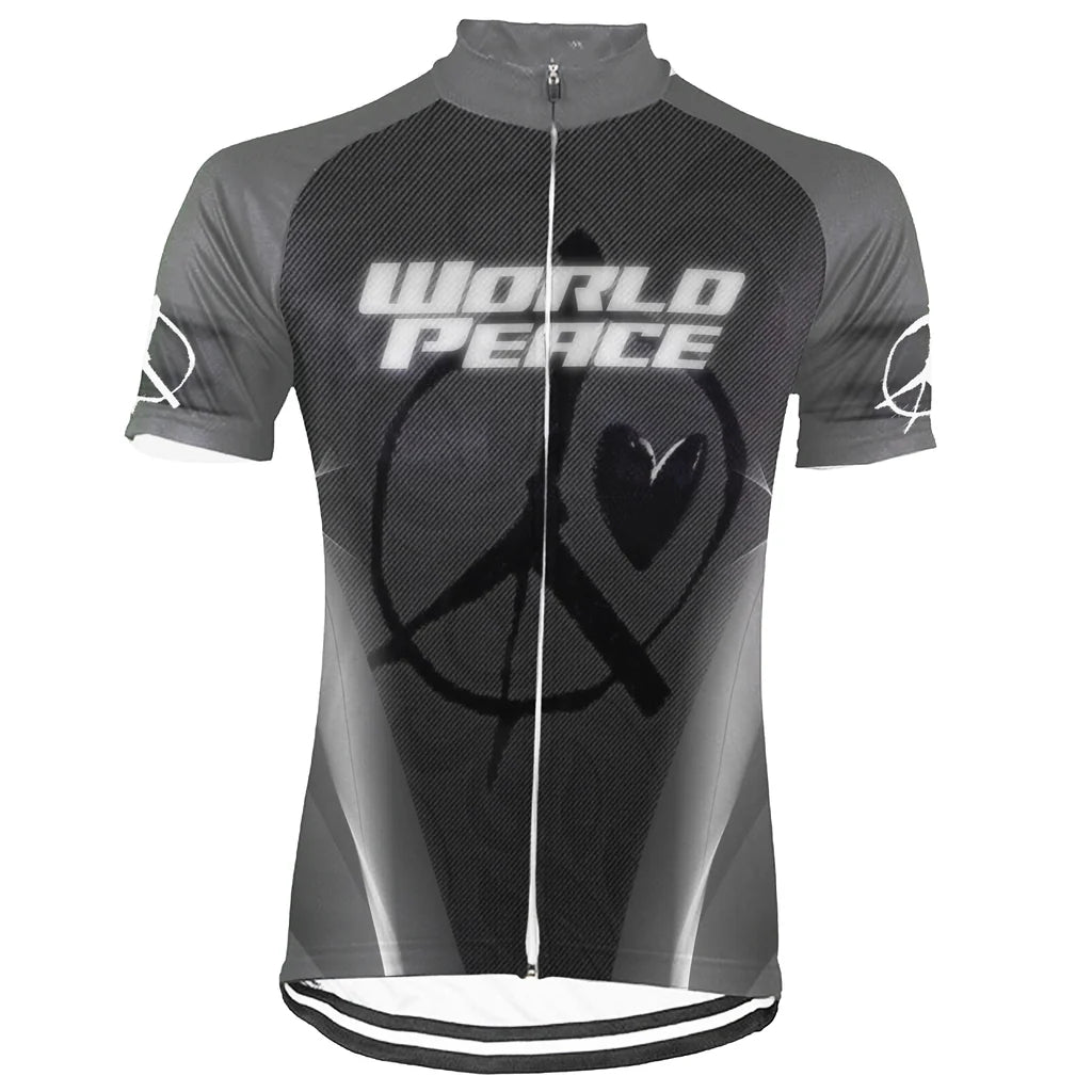 Customized PEACE Collection Men's Cycling Jersey Short Sleeve