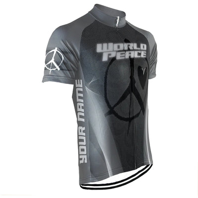 Customized PEACE Collection Men's Cycling Jersey Short Sleeve