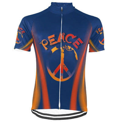 Customized PEACE Collection Men's Cycling Jersey Short Sleeve