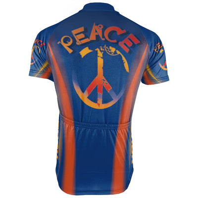 Customized PEACE Collection Men's Cycling Jersey Short Sleeve