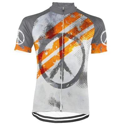 Customized PEACE Collection Men's Cycling Jersey Short Sleeve
