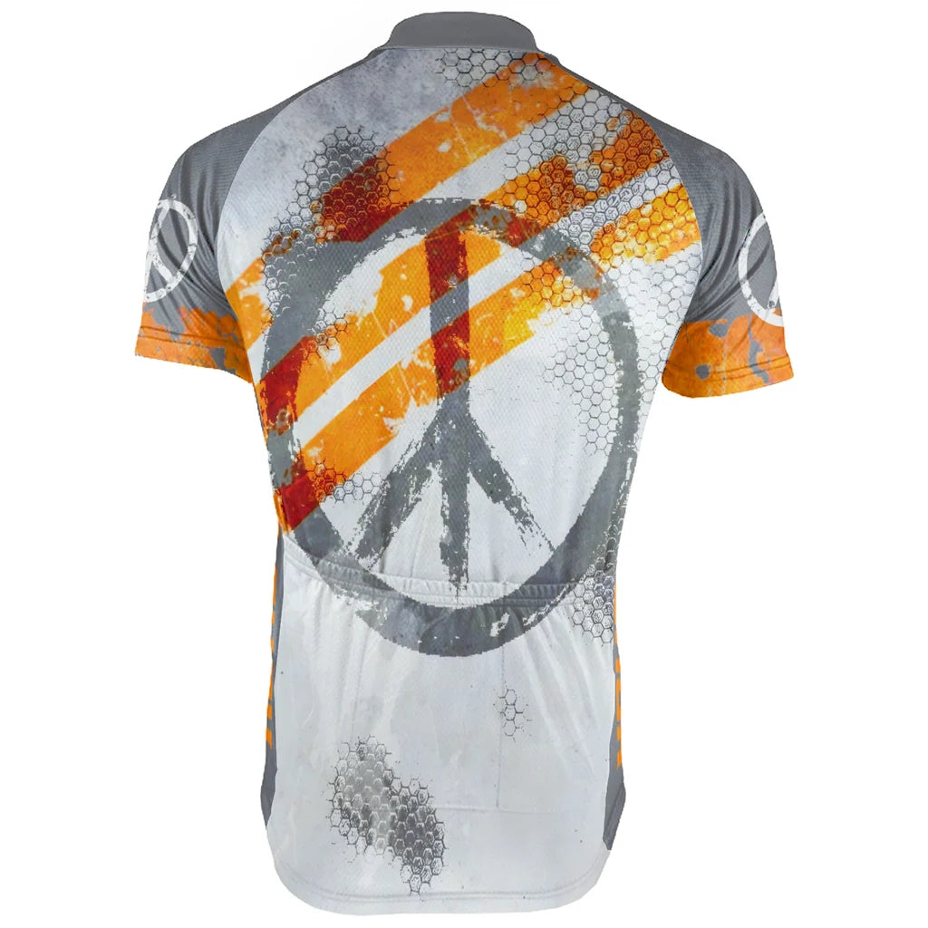 Customized PEACE Collection Men's Cycling Jersey Short Sleeve