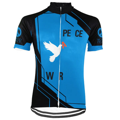 Customized PEACE Men's Cycling Jersey Short Sleeve