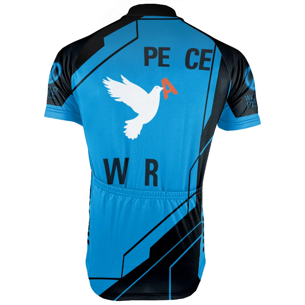 Customized PEACE Men's Cycling Jersey Short Sleeve