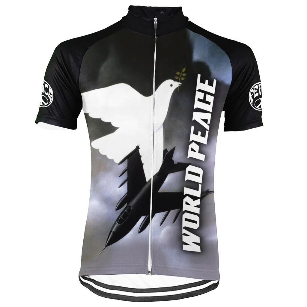 Customized PEACE Men's Cycling Jersey Short Sleeve