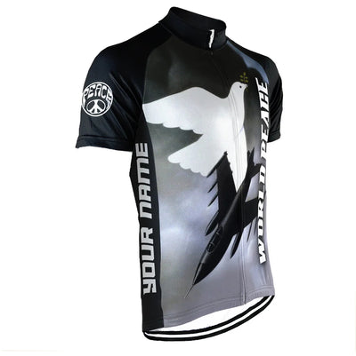 Customized PEACE Men's Cycling Jersey Short Sleeve