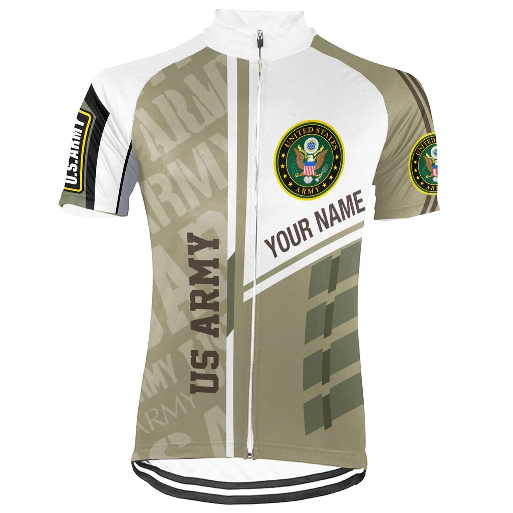 Customized US ARMY Men's Cycling Jersey Short Sleeve