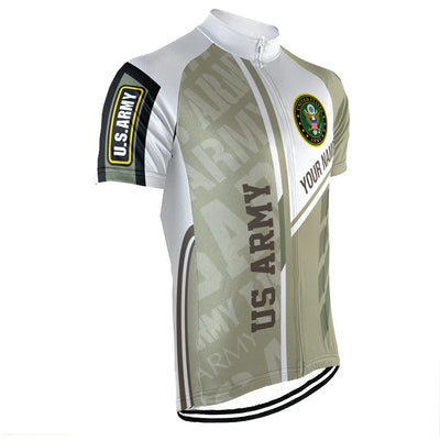Customized US ARMY Men's Cycling Jersey Short Sleeve