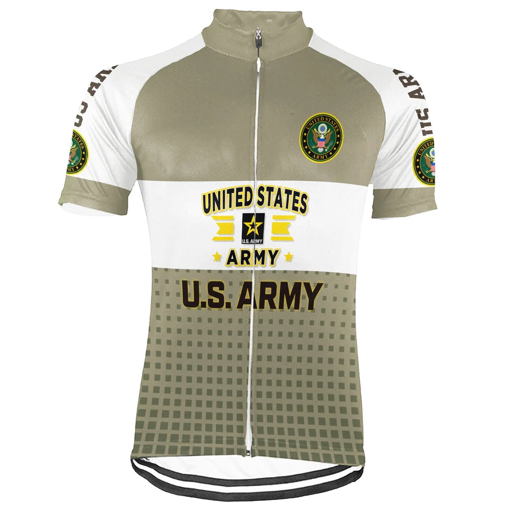 Customized US ARMY Men's Cycling Jersey Short Sleeve