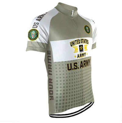 Customized US ARMY Men's Cycling Jersey Short Sleeve
