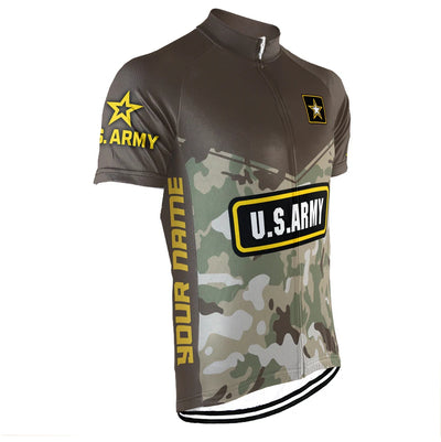 Customized US ARMY Men's Cycling Jersey Short Sleeve