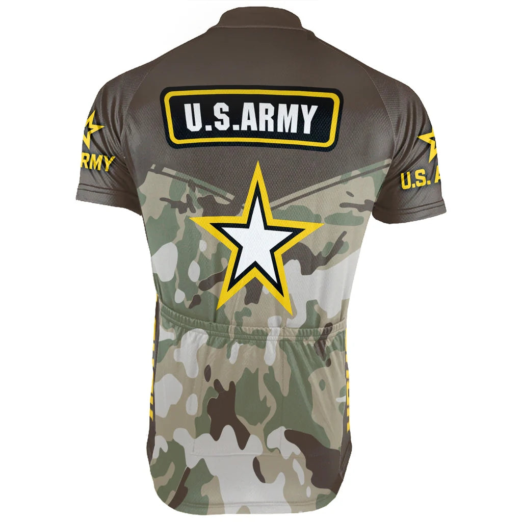 Customized US ARMY Men's Cycling Jersey Short Sleeve