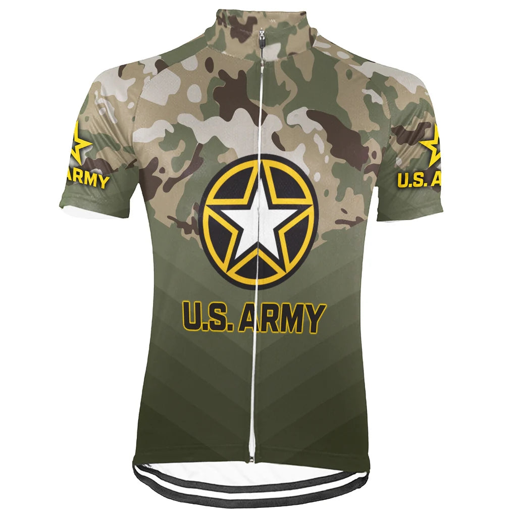 Customized US ARMY Men's Cycling Jersey Short Sleeve
