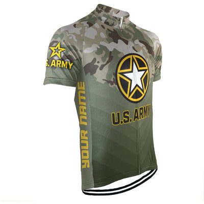 Customized US ARMY Men's Cycling Jersey Short Sleeve