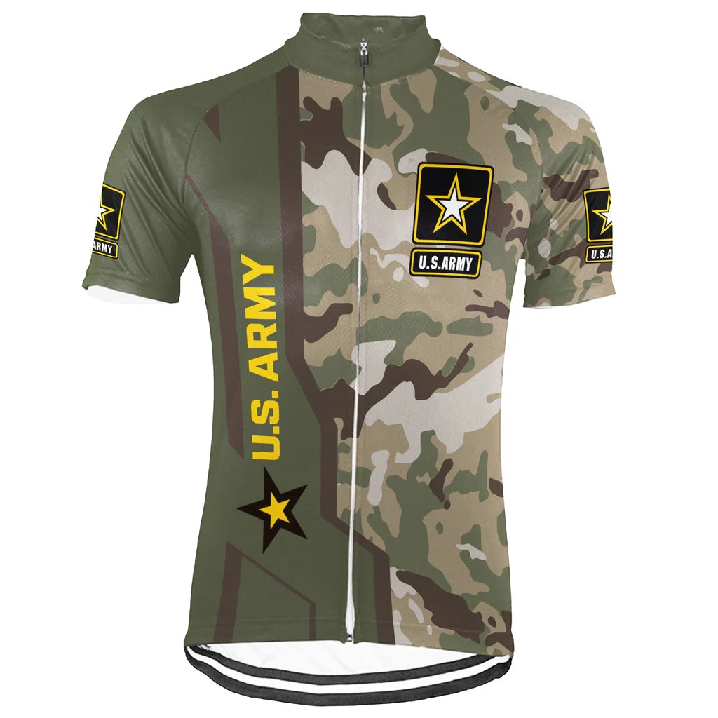 Customized US ARMY Men's Cycling Jersey Short Sleeve