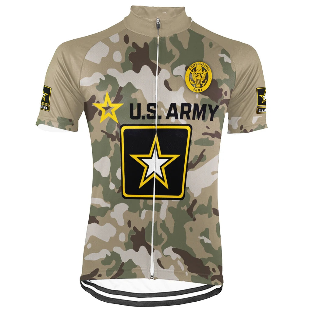 Customized US ARMY Men's Cycling Jersey Short Sleeve