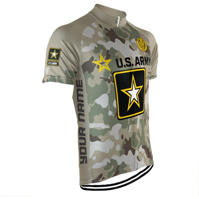 Customized US ARMY Men's Cycling Jersey Short Sleeve