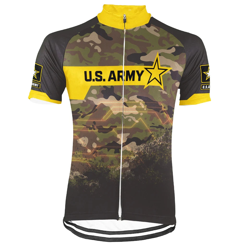 Customized US ARMY Men's Cycling Jersey Short Sleeve