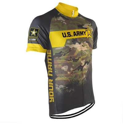 Customized US ARMY Men's Cycling Jersey Short Sleeve