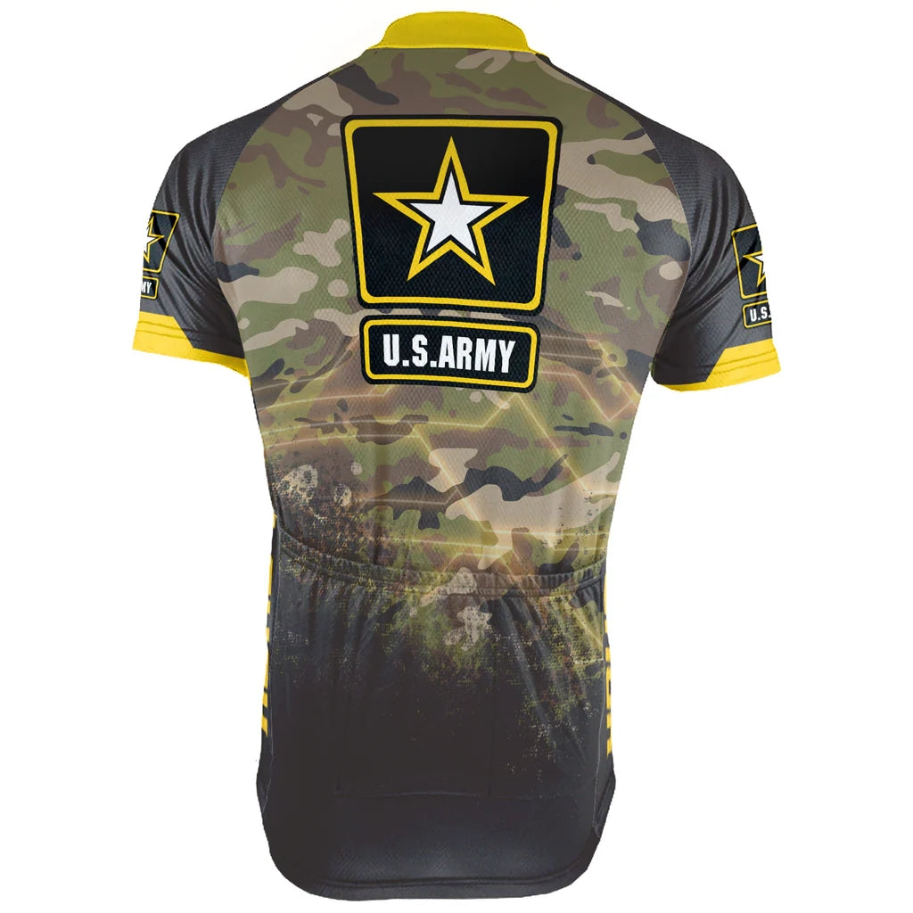 Customized US ARMY Men's Cycling Jersey Short Sleeve