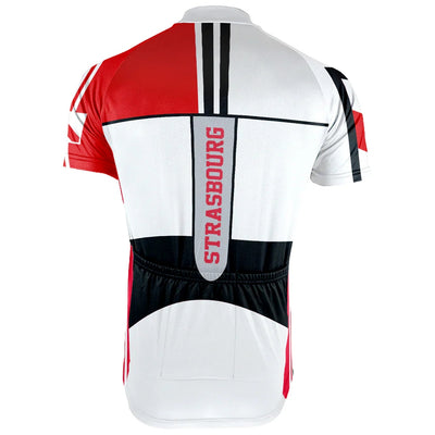 Customized Strasbourg Men's Cycling Jersey Short Sleeve