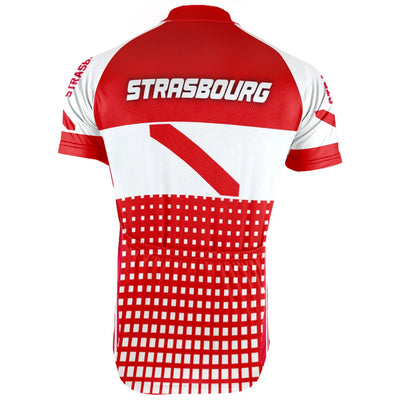 Customized Strasbourg Men's Cycling Jersey Short Sleeve