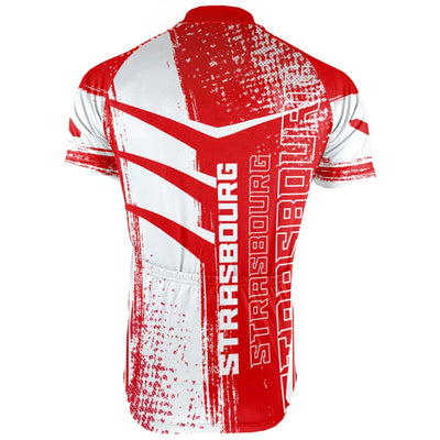 Customized Strasbourg Men's Cycling Jersey Short Sleeve