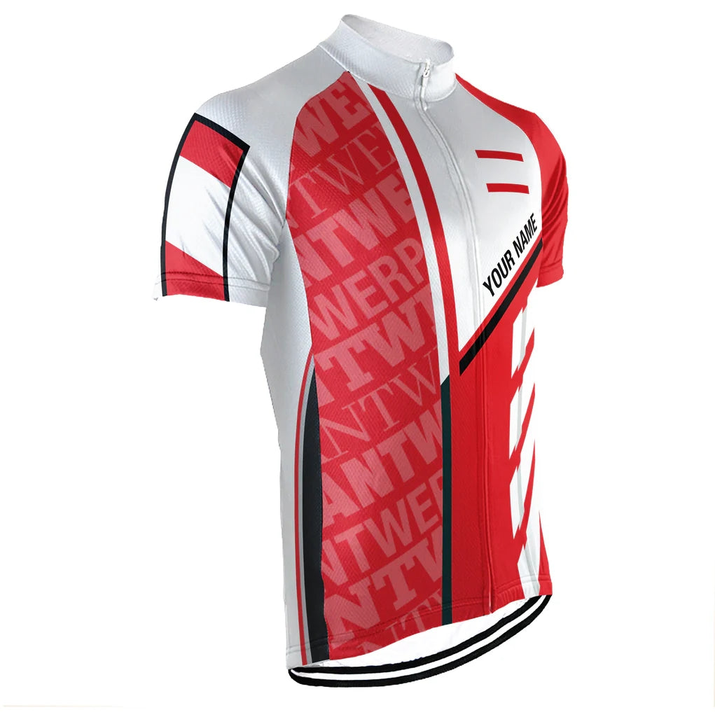 Customized Antwerp Men's Cycling Jersey Short Sleeve