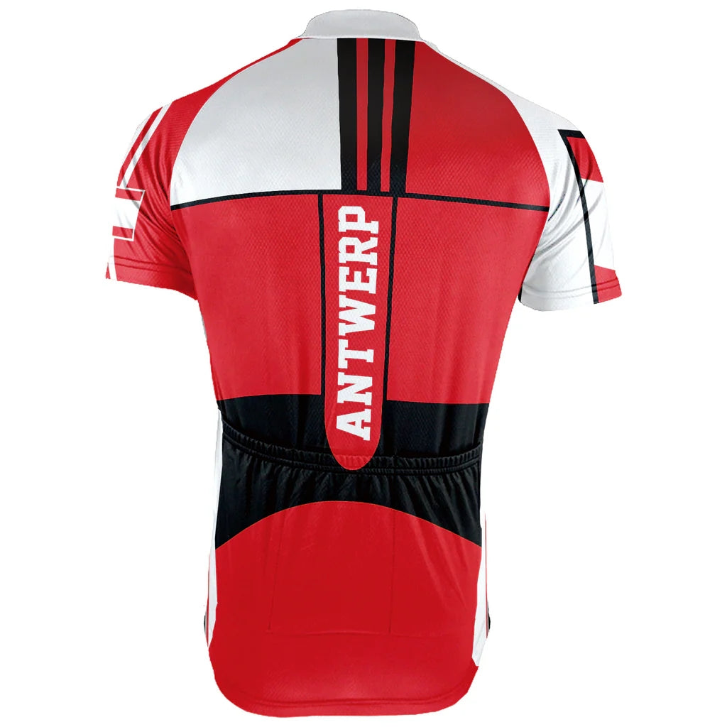 Customized Antwerp Men's Cycling Jersey Short Sleeve