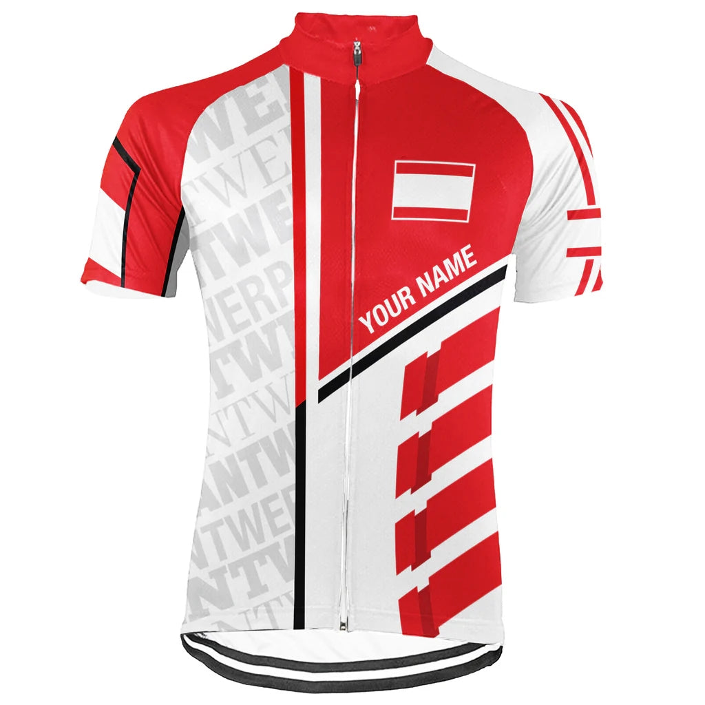 Customized Antwerp Men's Cycling Jersey Short Sleeve