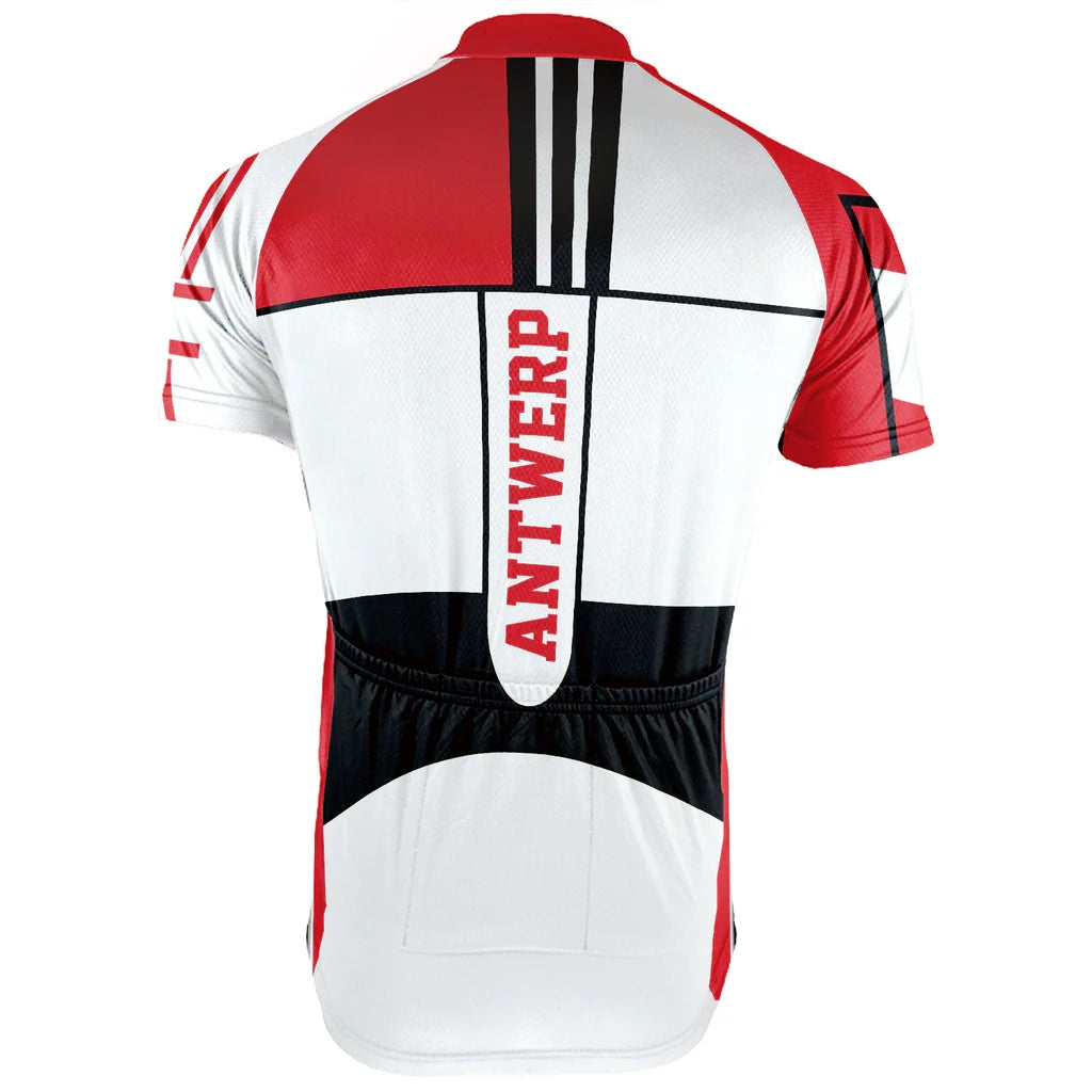 Customized Antwerp Men's Cycling Jersey Short Sleeve