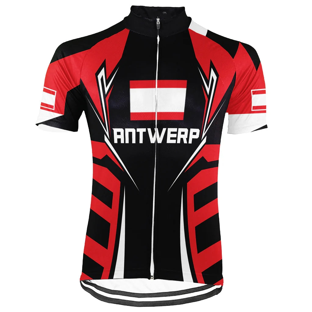 Customized Antwerp Men's Cycling Jersey Short Sleeve
