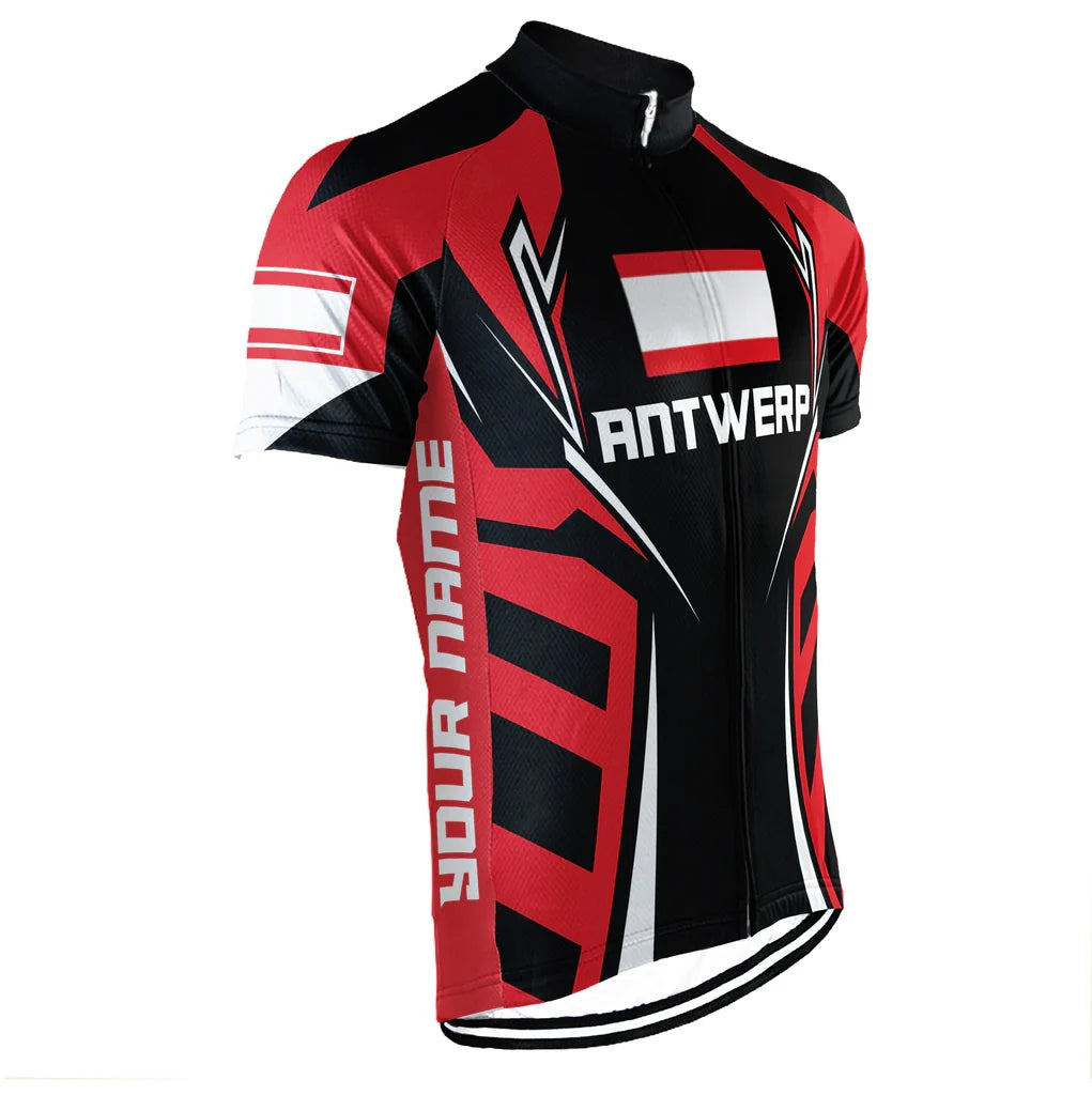 Customized Antwerp Men's Cycling Jersey Short Sleeve