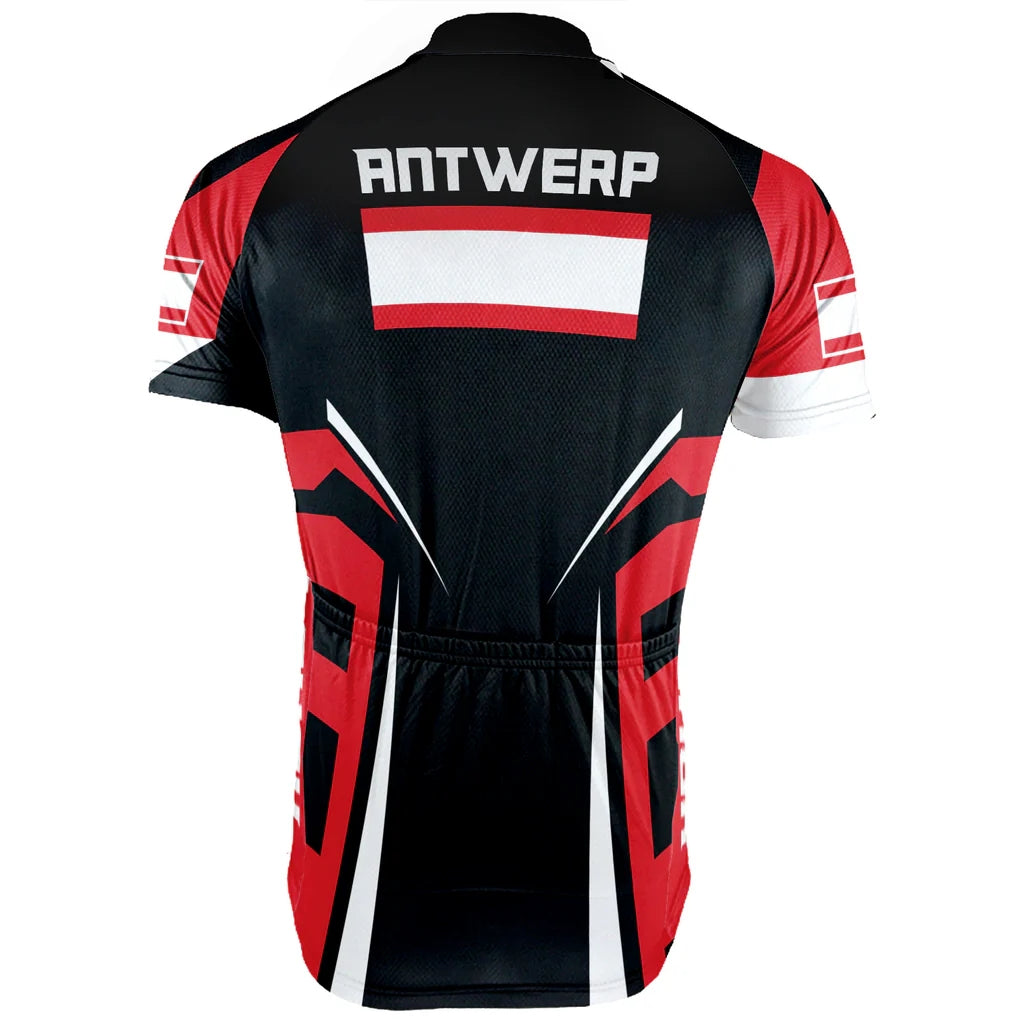 Customized Antwerp Men's Cycling Jersey Short Sleeve