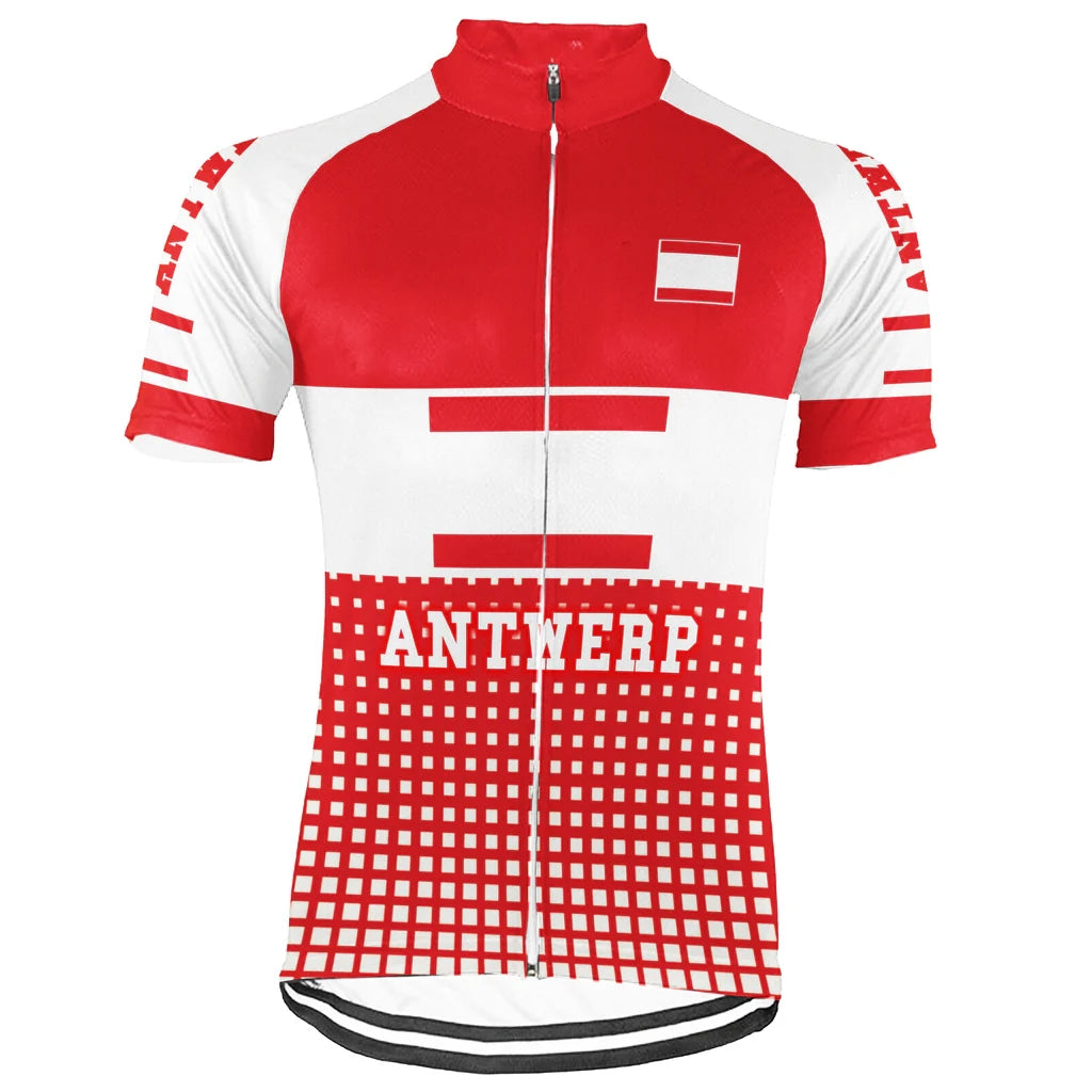 Customized Antwerp Men's Cycling Jersey Short Sleeve