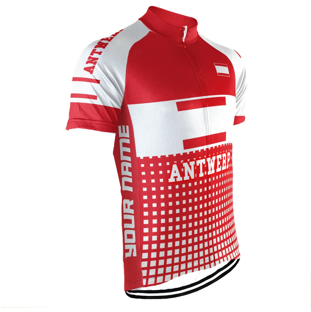 Customized Antwerp Men's Cycling Jersey Short Sleeve