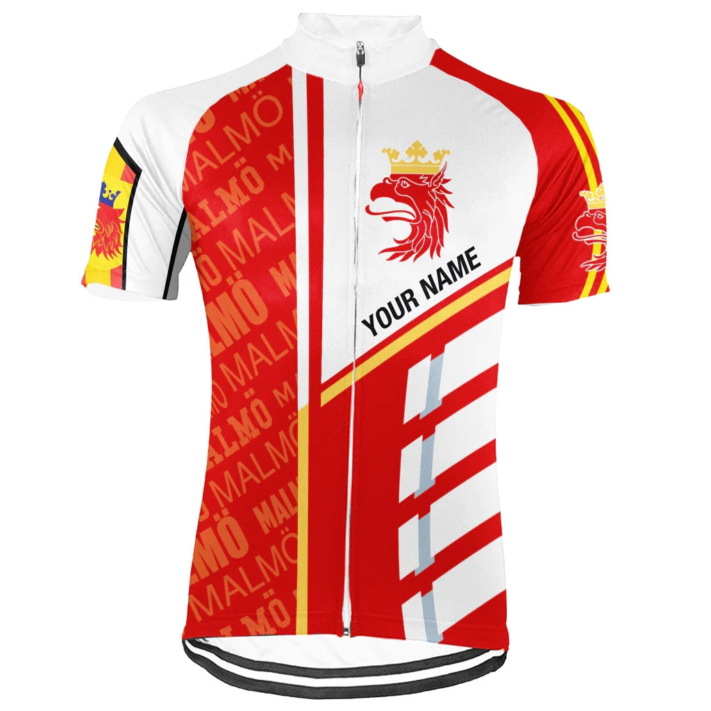 Customized Malmö Men's Cycling Jersey Short Sleeve